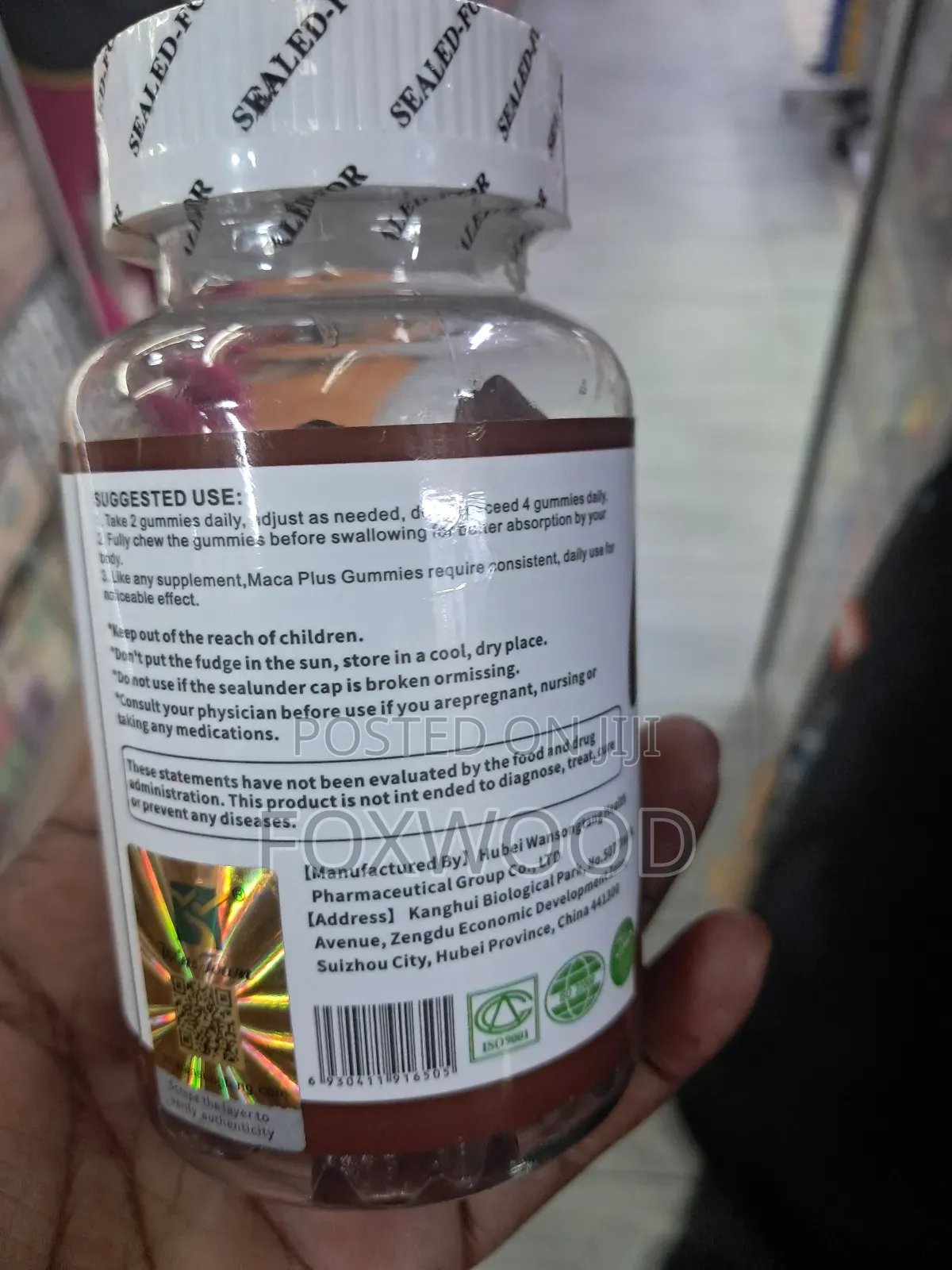 Wins Town Daynee Duolatan Maca Plus Vegan Gummies