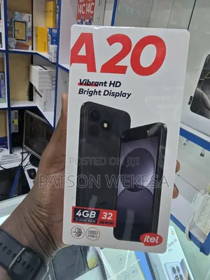 New Itel A20 16 GB Black