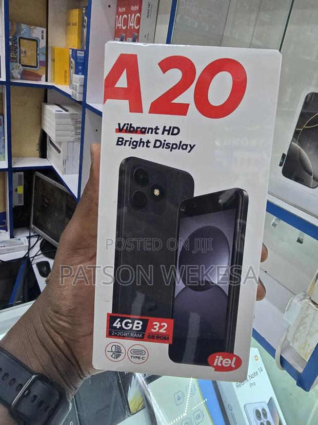 New Itel A20 16 GB Black - thumbnail 3