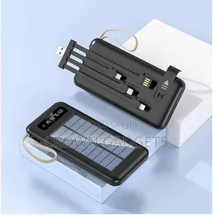 Solar Charging Power Bank –Ami Am-26 With Type-C Lightning