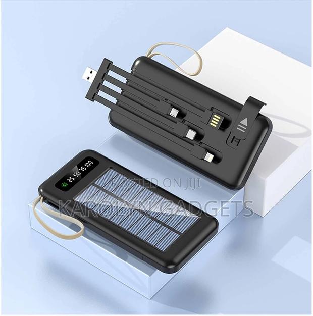 Solar Charging Power Bank –Ami Am-26 With Type-C Lightning
