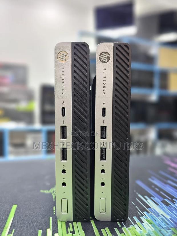 Desktop Computer HP EliteDesk 800 G4 8GB Intel Core I7 SSD 256GB - thumbnail 3