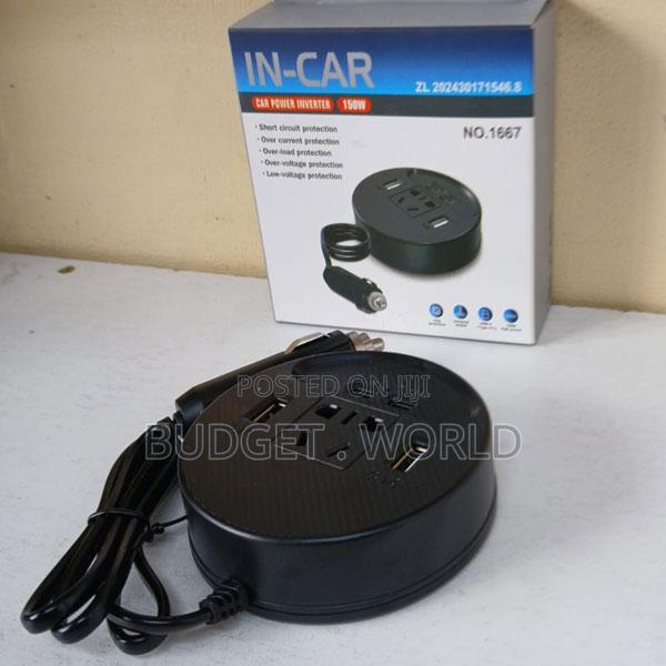 Portable 4usb Charger Outlet Socket Dc to Ac 12v to 220v