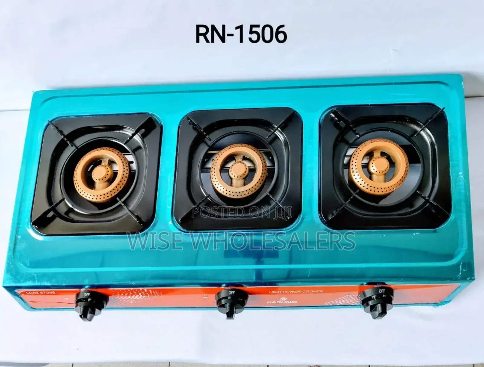 Rashnik 3 Burner Gas Cooker 
*Available At The Shop*