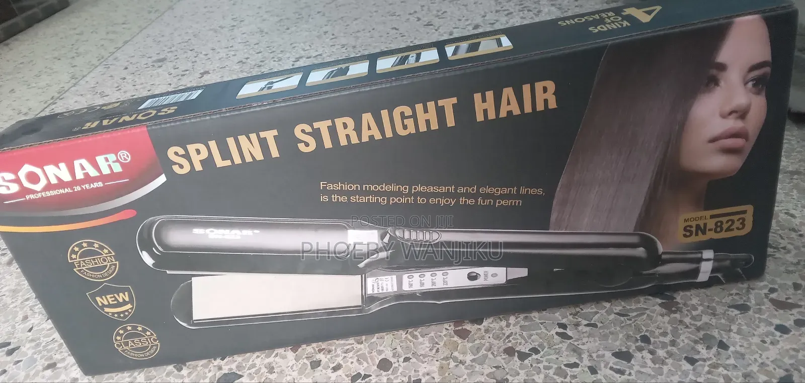 Sonar Splint Hair Straightener