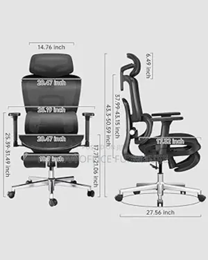 Hbada Ergonomic Office Chair Built for Comfort Power Users