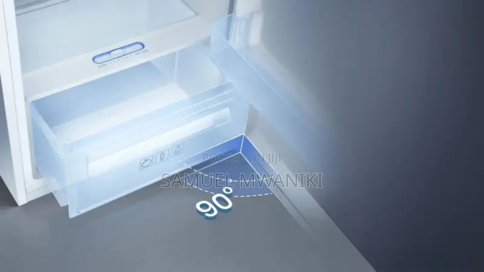 TCL 249 Liters Double Doors No Frost Fridge- Twin Inverter