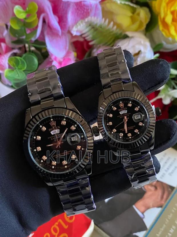 Black Rolex Watch Black Men Women Rolex Watcj