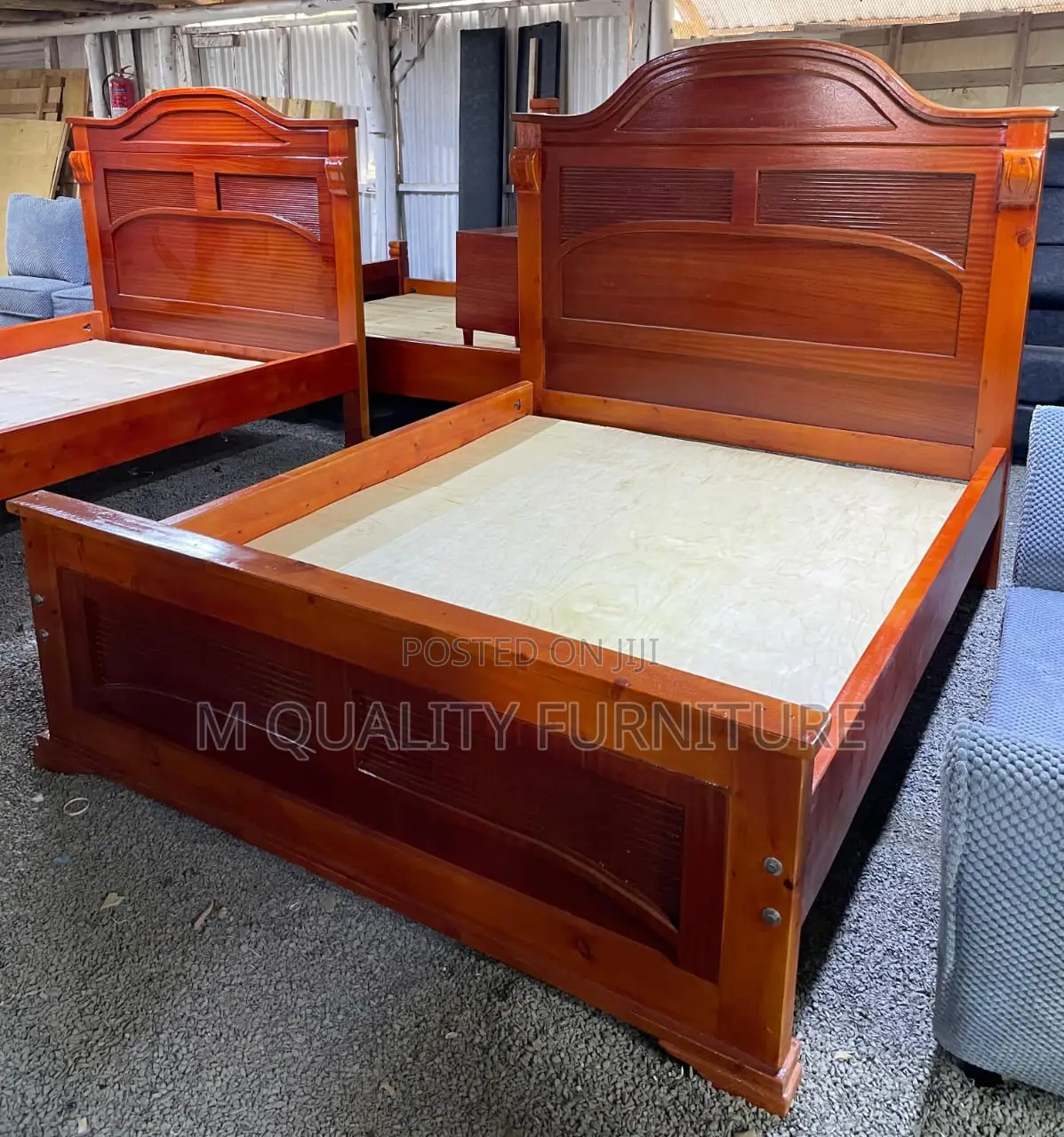5 by 6 New Wooden Quality Bed