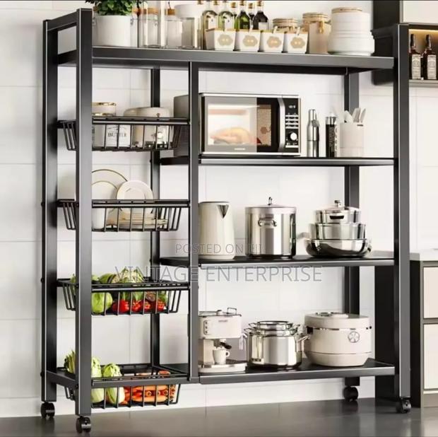 Multifunctional Strong Metallic Kitchen Rack