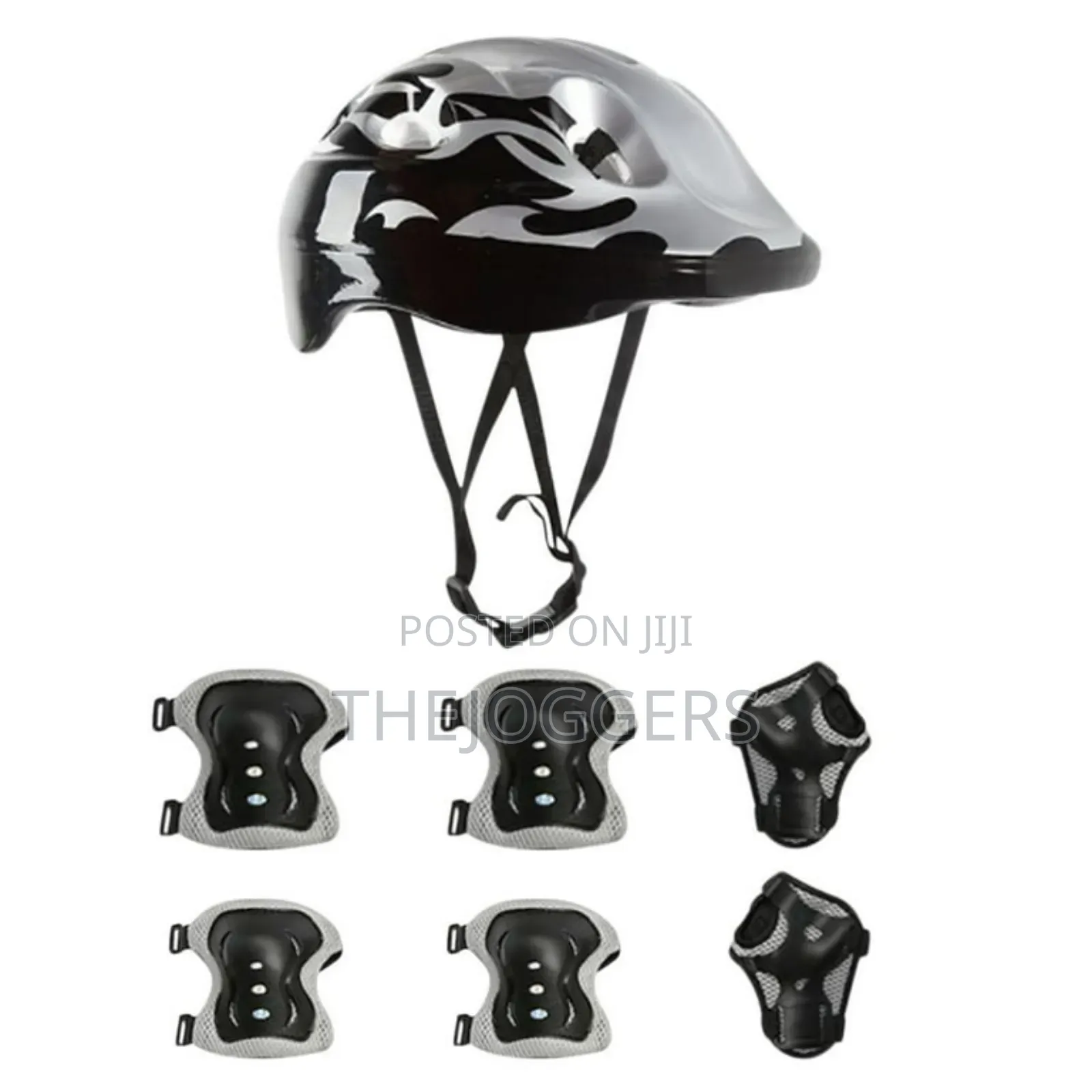 7pcs Set Children's Protective Gear Safety Helmet Knee Elbow