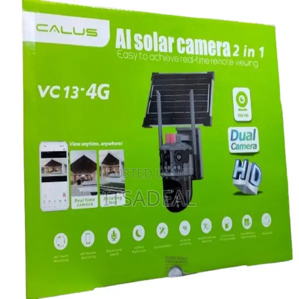 Vc13- 4g Ai Solar Camera 2in 1 Dual Camera (Calus)