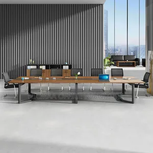 2.4m Office Furniture Luxurious Conference Table Set