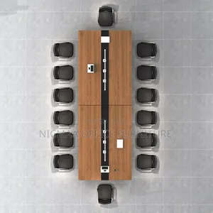 2.4m Office Furniture Luxurious Conference Table Set