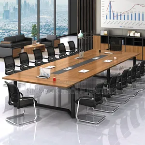 2.4m Office Furniture Luxurious Conference Table Set