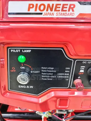 Pioneer 2.8kva Recoil/Electric Petrol Generator