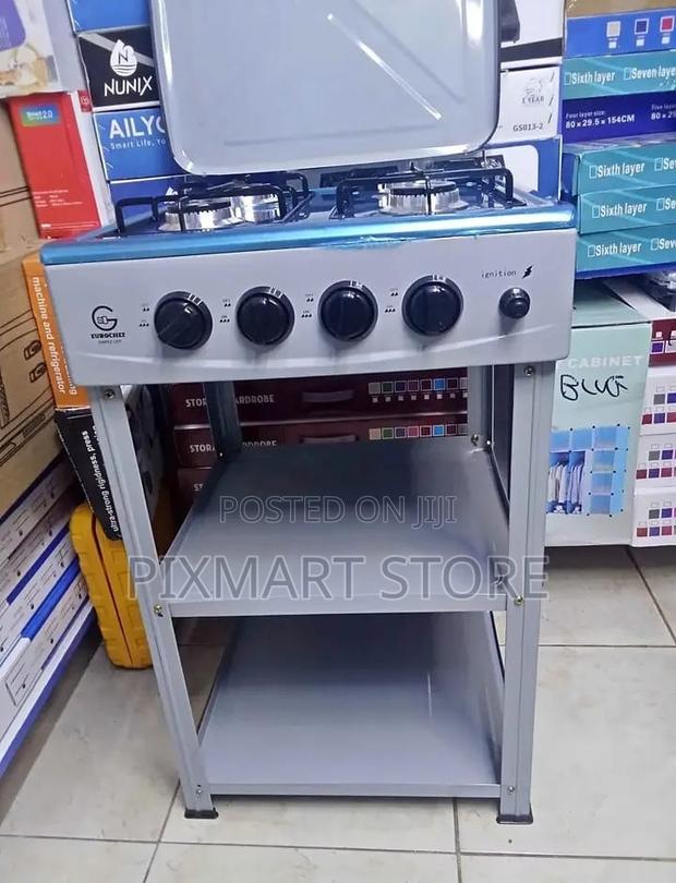 Eurochef Full Gas Standing Cooker – With Extra Shelves! - main view