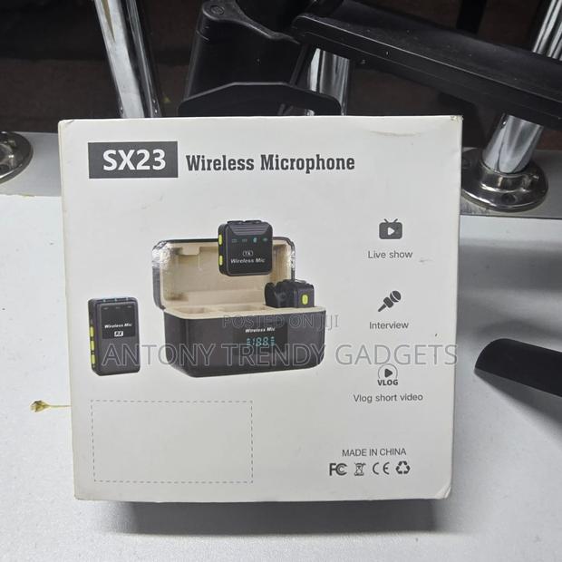 Sx23 Wireless Lavalier – Dual Mic Set With Led Display - main view