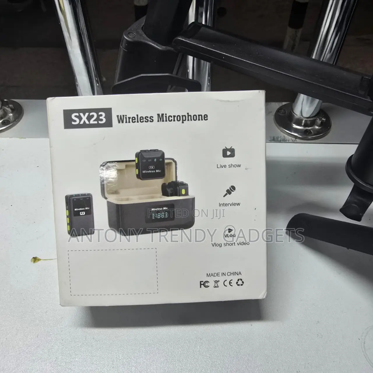 Sx23 Wireless Lavalier – Dual Mic Set With Led Display