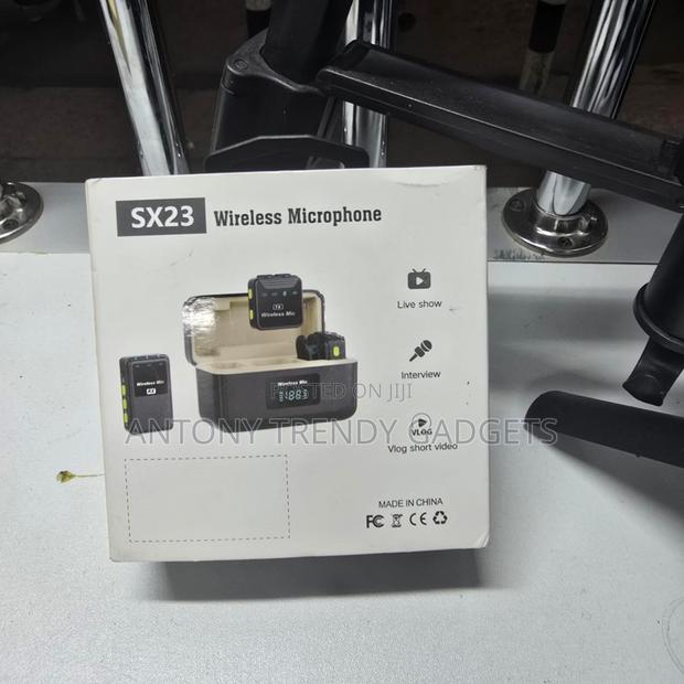 Sx23 Wireless Lavalier – Dual Mic Set With Led Display - thumbnail 2