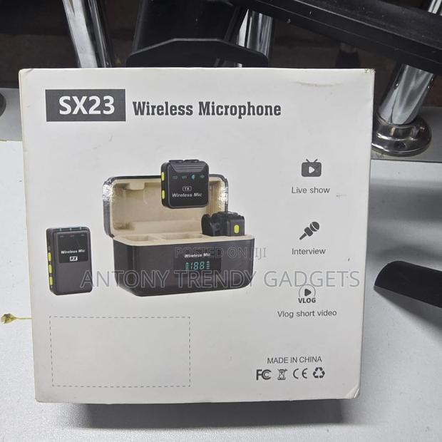 Sx23 Microphone Kit Clip-on Wireless Mic For Content Creator - main view