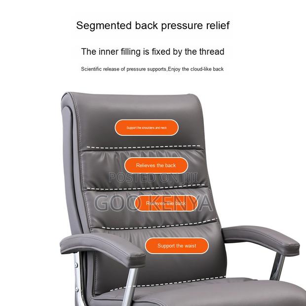 Office Chair ; Modern Comfortable Office Chair Leather - thumbnail 2