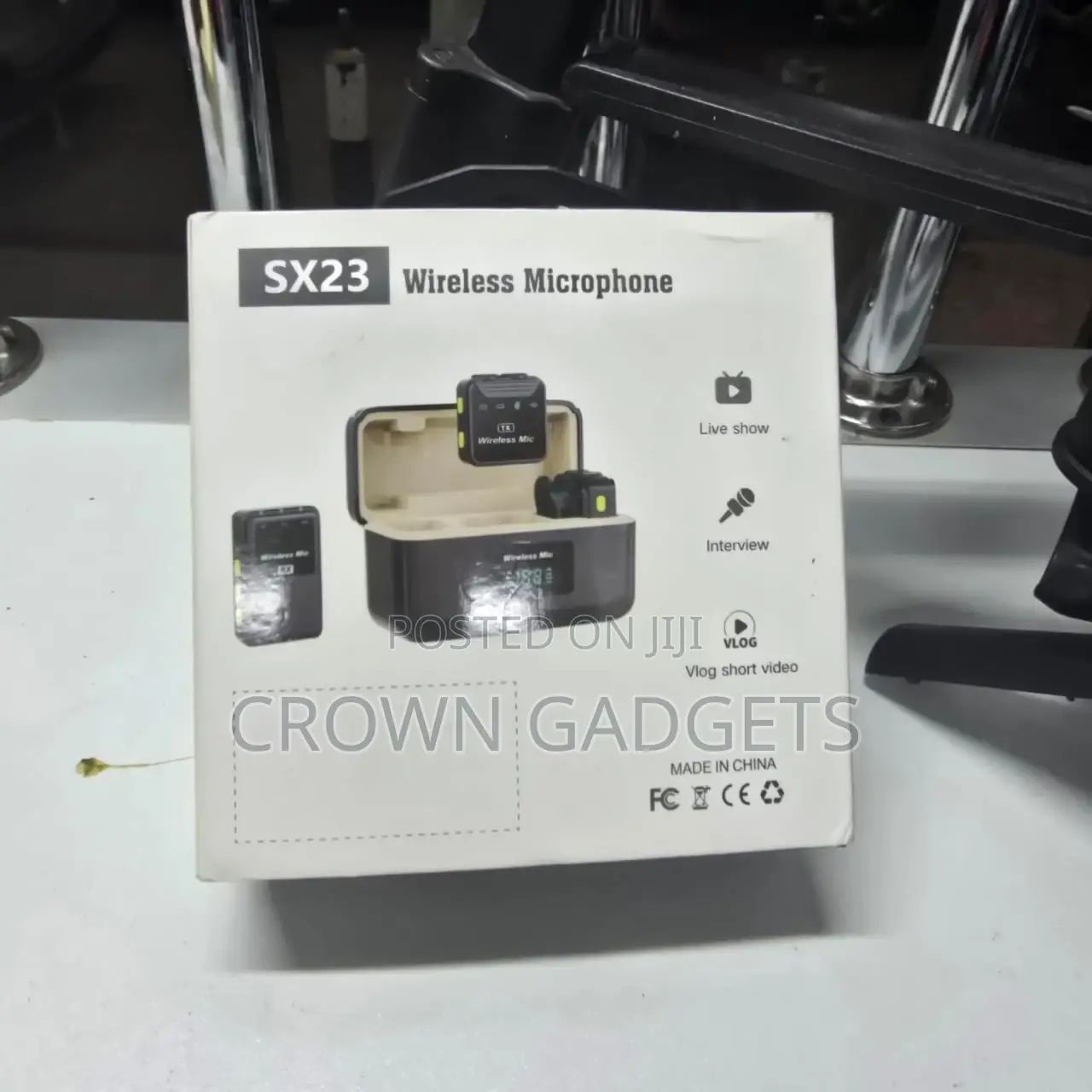 Sx23 Wireless Vlog Mic – Portable Lavalier for Smartphones