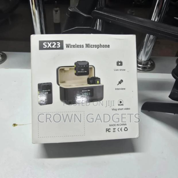Sx23 Wireless Vlog Mic – Portable Lavalier for Smartphones