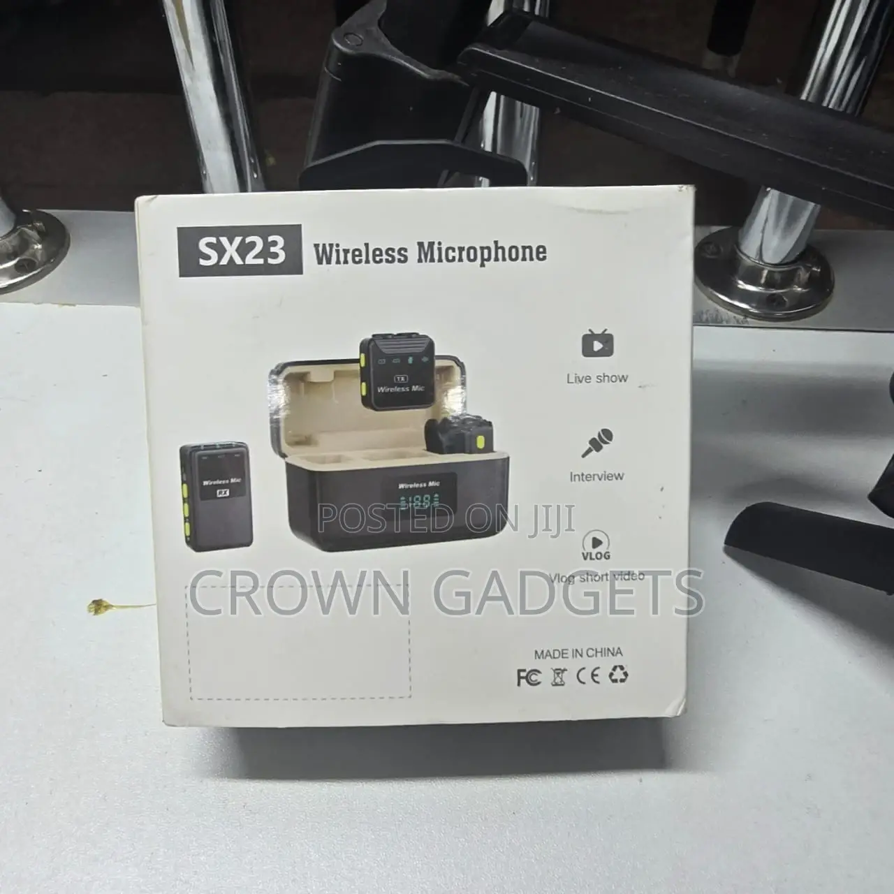 Sx23 Wireless Vlog Mic – Portable Lavalier for Smartphones