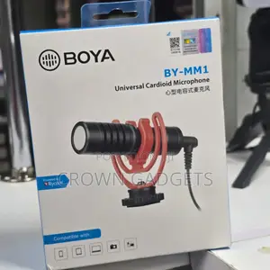 Boya by-Mm1 Mic – Universal Cardioid Microphone for Video