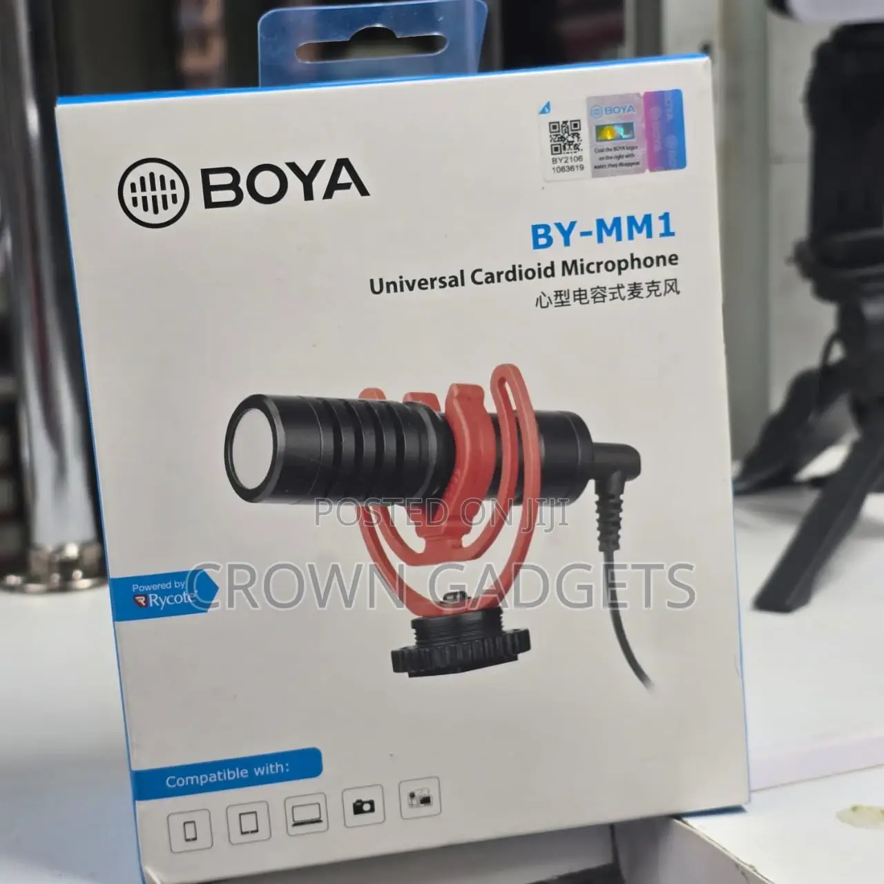 Boya Compact Mic – By-Mm1 Camera Smartphone Microphone