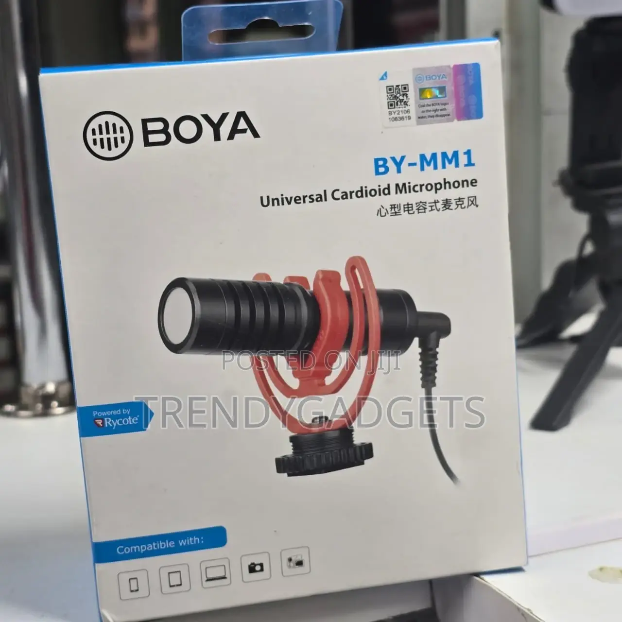Boya Compact Mic – By-Mm1 Camera Smartphone Microphone