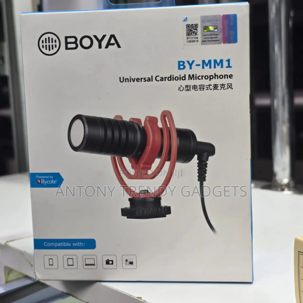 Boya By-mm1 –Vlogging Microphone For Phones & Dslr Cameras
