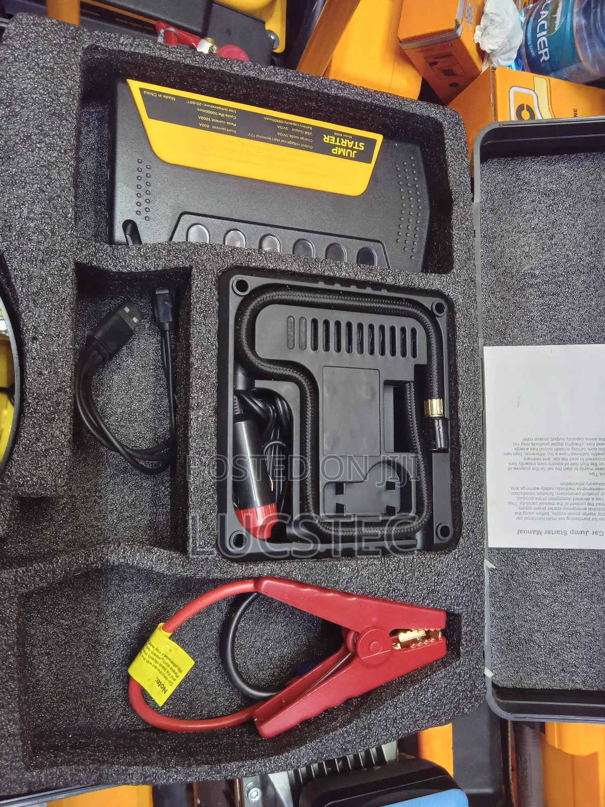 Portable Car Jump Starter Kit