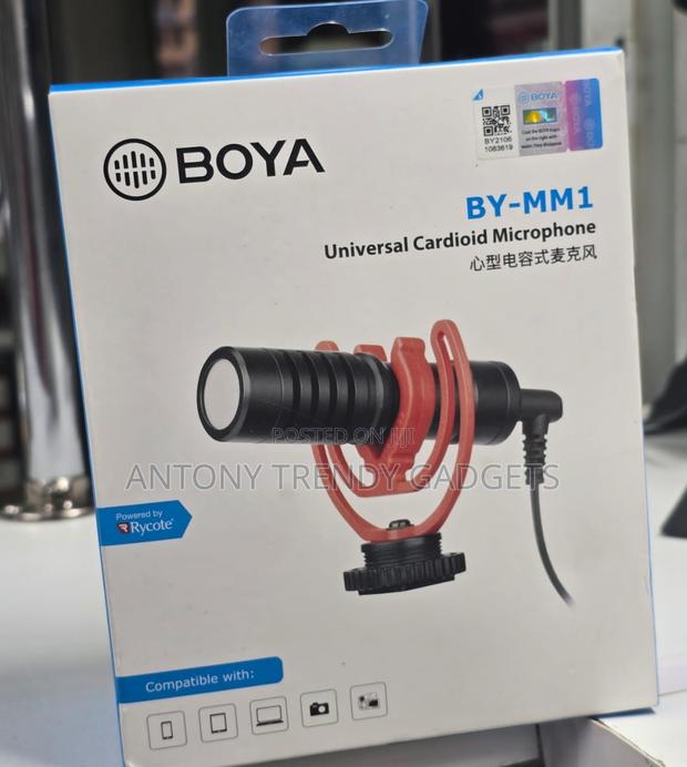 Boya By-mm1 Universal Cardioid Microphone - main view