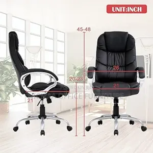 Office Chair Ergonomic Rolling Swivel Pu Leather Executive