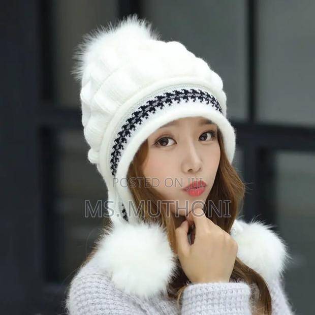 Women's Fleece-Lined and Thickened Knitpullover Hat - thumbnail 5