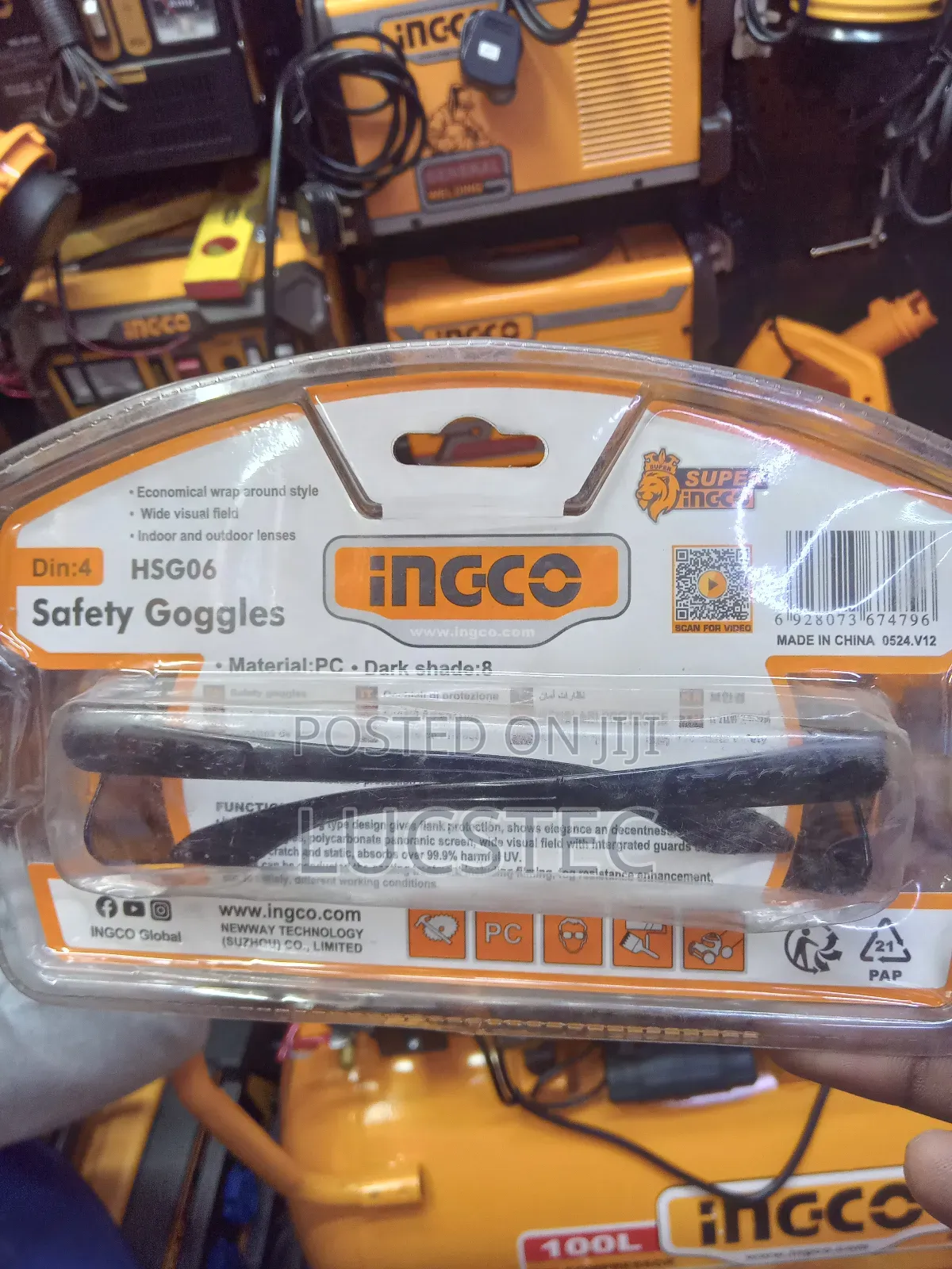 Ingco Hsg06 Super Safety Goggles