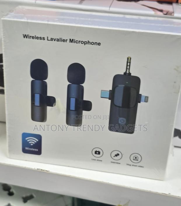 Wireless Lapel Mic Set – Lightning/Type-c/Aux Compatible - main view