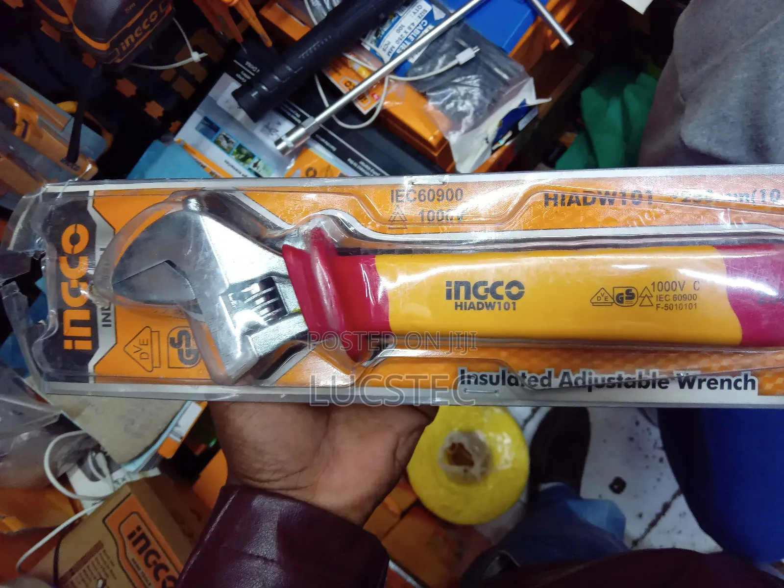 Ingco Insulated Adjustable Wrench