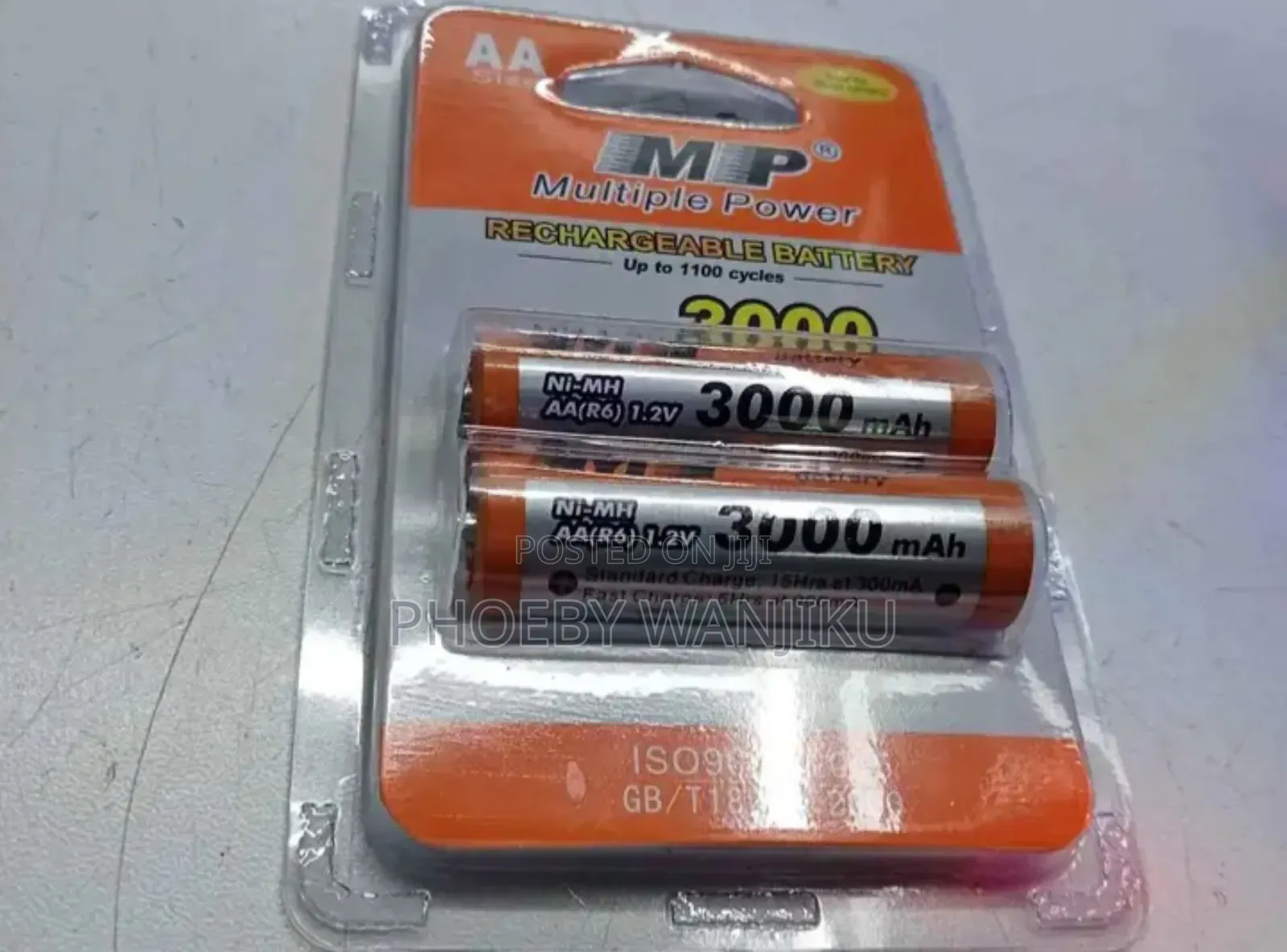 Rechargeable Battery Aa 3000