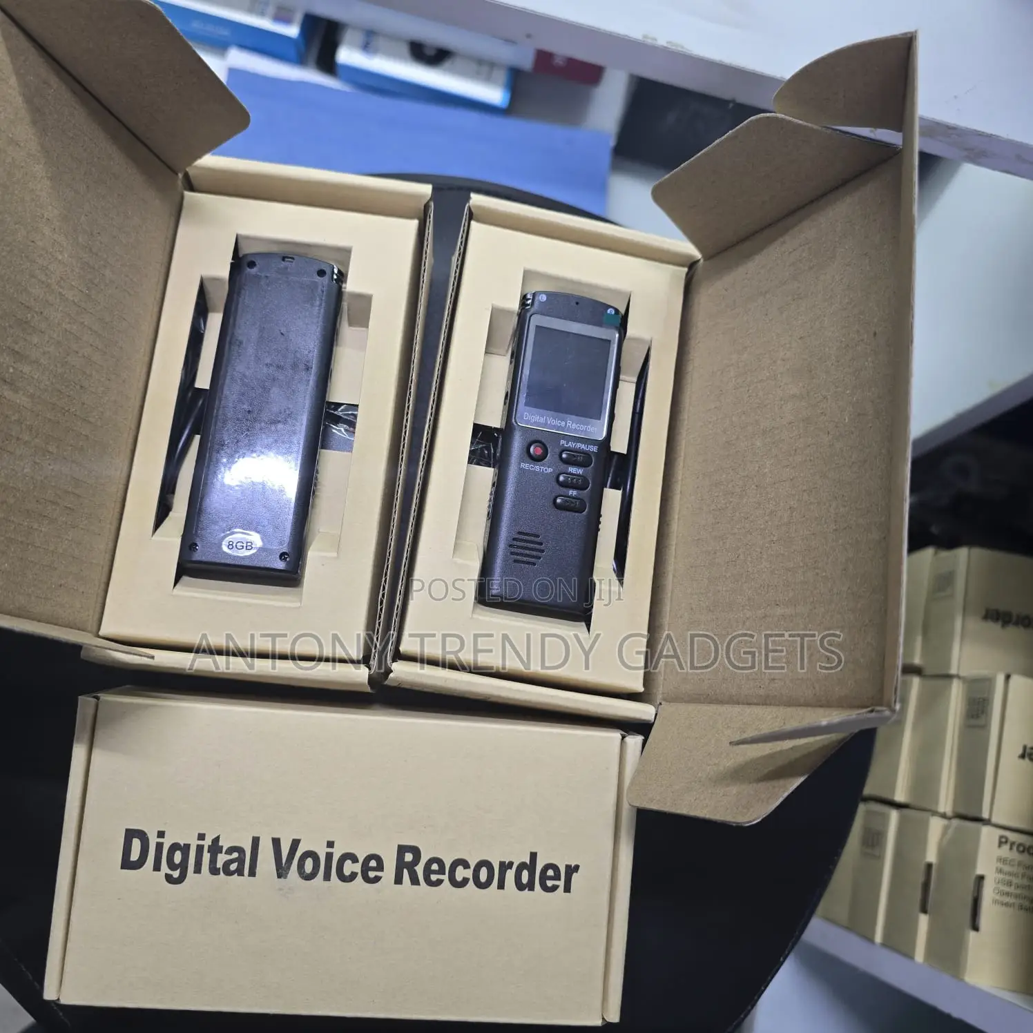 Rechargeable Voice Recorder – 8gb Usb Mp3/Wav Support