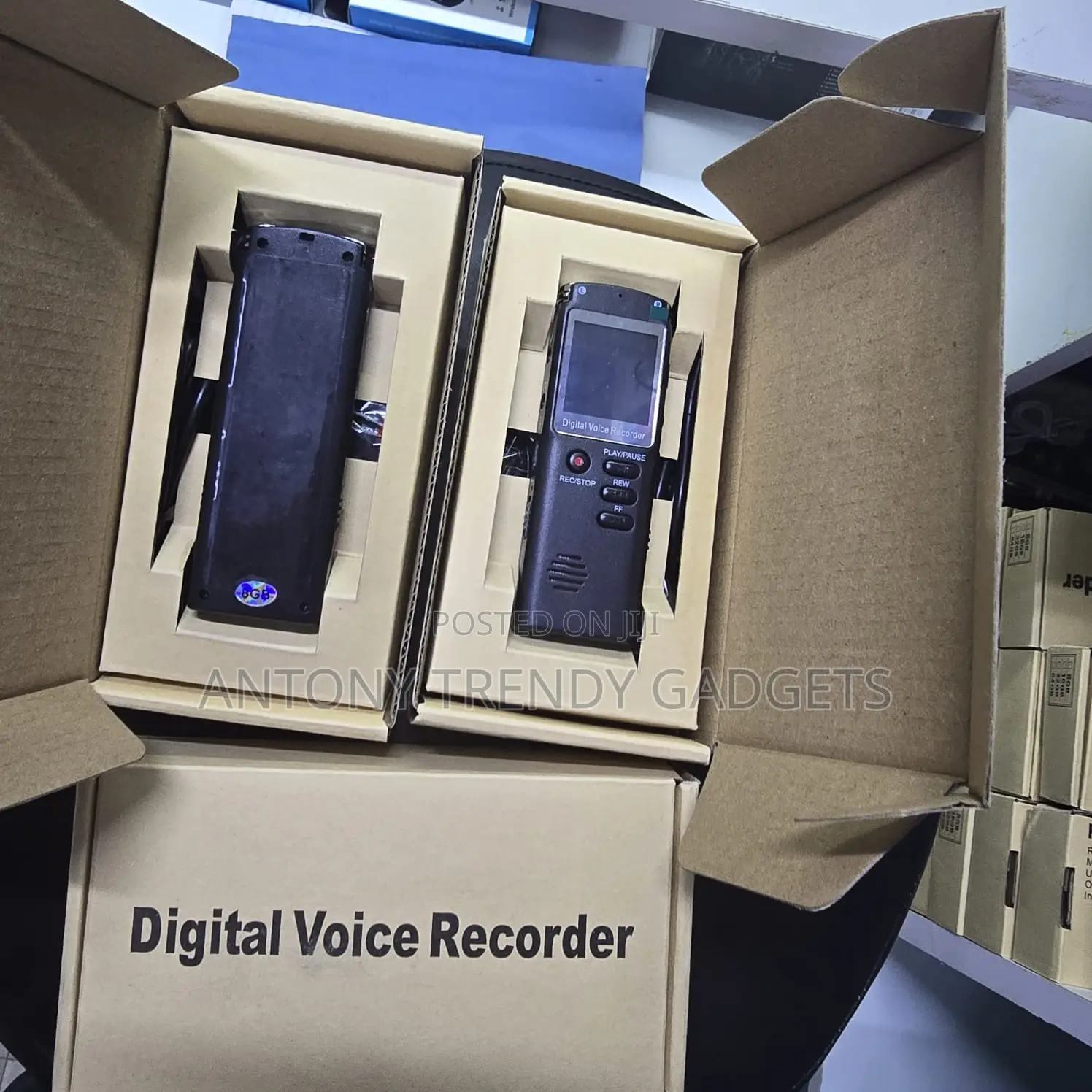 Rechargeable Voice Recorder – 8gb Usb Mp3/Wav Support
