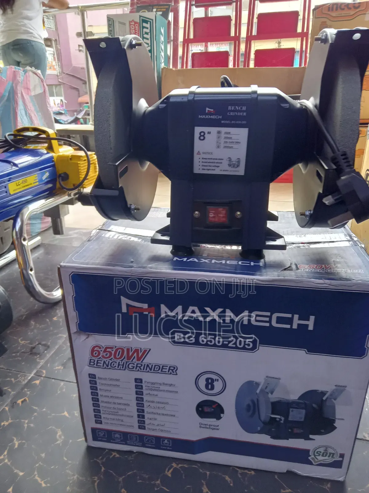 Maxmech 8" Bench Grinder,