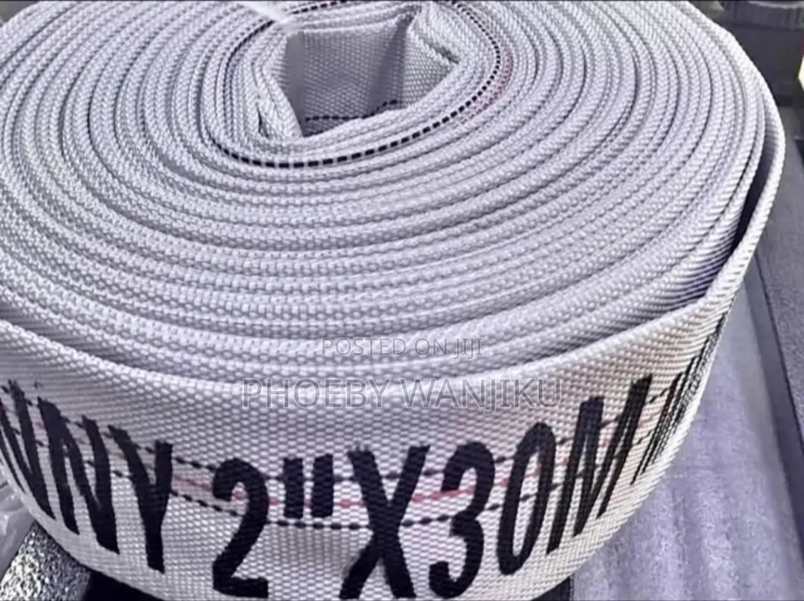 White Canvas Delivery Pipe