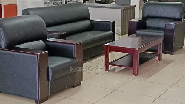 Office Sofa; Minimalist Corporate Waiting Room Sofa - thumbnail 4