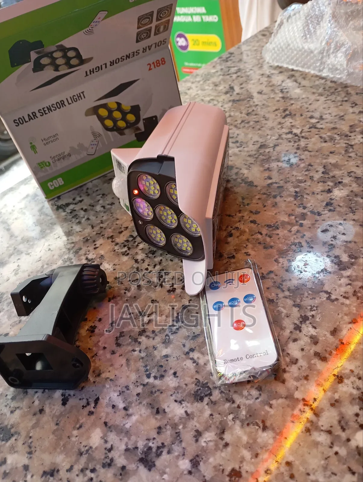 Pathway Remote Control Motion Sensor Solar Light With Camera