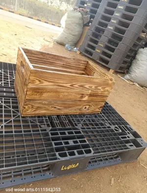 Burnt Effect Crates/Decor Crates