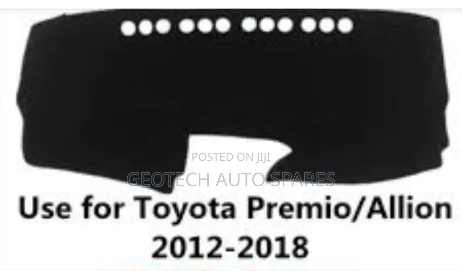 Toyota Premio/Allion Dashboard Covers