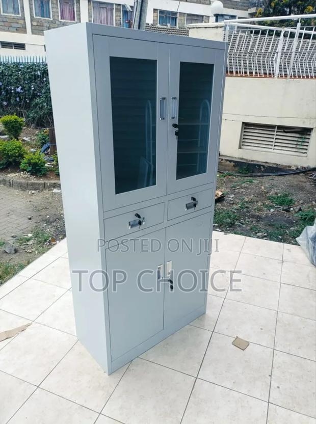 Steel Cabinet With Glass Door